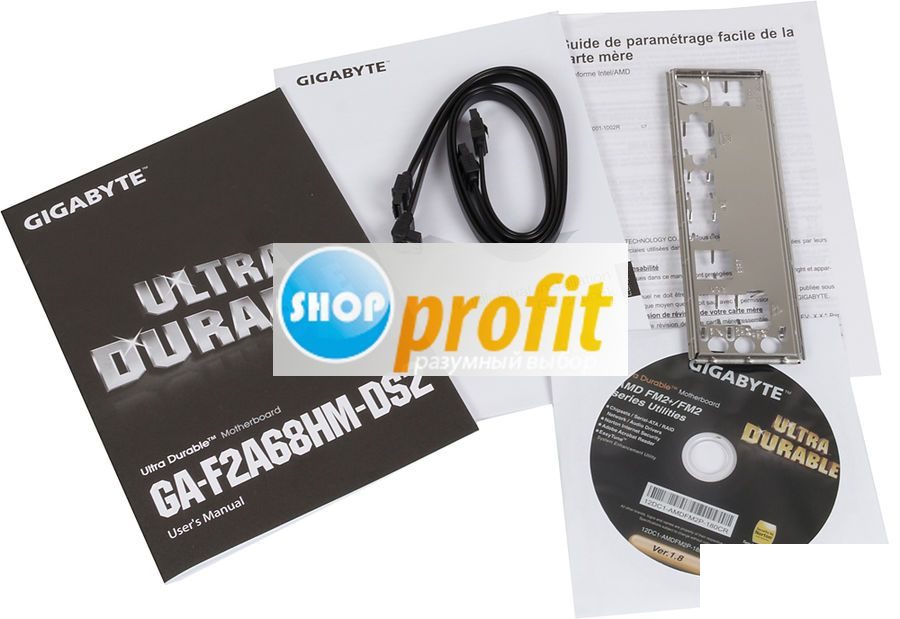 Материнская плата mATX Gigabyte GA-F2A68HM-DS2, Socket FM2+, Retail (GA-F2A68HM-DS2)