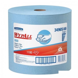 Салфетка хозяйственная Kimberly-Clark Wypall x60 (34x31.5см) нетканое полотно, 1100 листов в рулоне (34965)