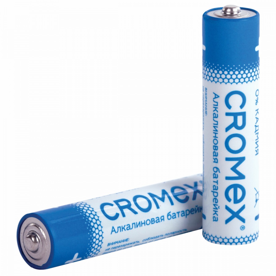 Батарейка Cromex AAA/LR03 (1.5 В) алкалиновая (картон, 20шт.) (455595)