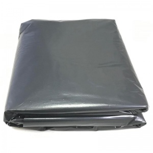 Пакеты для мусора 120л (68x100см, 30мкм, черные) ПВД, 50шт., листовое сложение