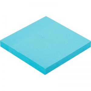 Стикеры (самоклеящийся блок) Attache Selection, 76x76мм, голубой неон, 100 листов, 12 уп.