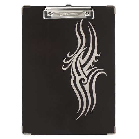 Доска-планшет Brauberg Black Jack (А4, до 50 листов, картон/ламинированная бумага) черный (232236), 48шт.