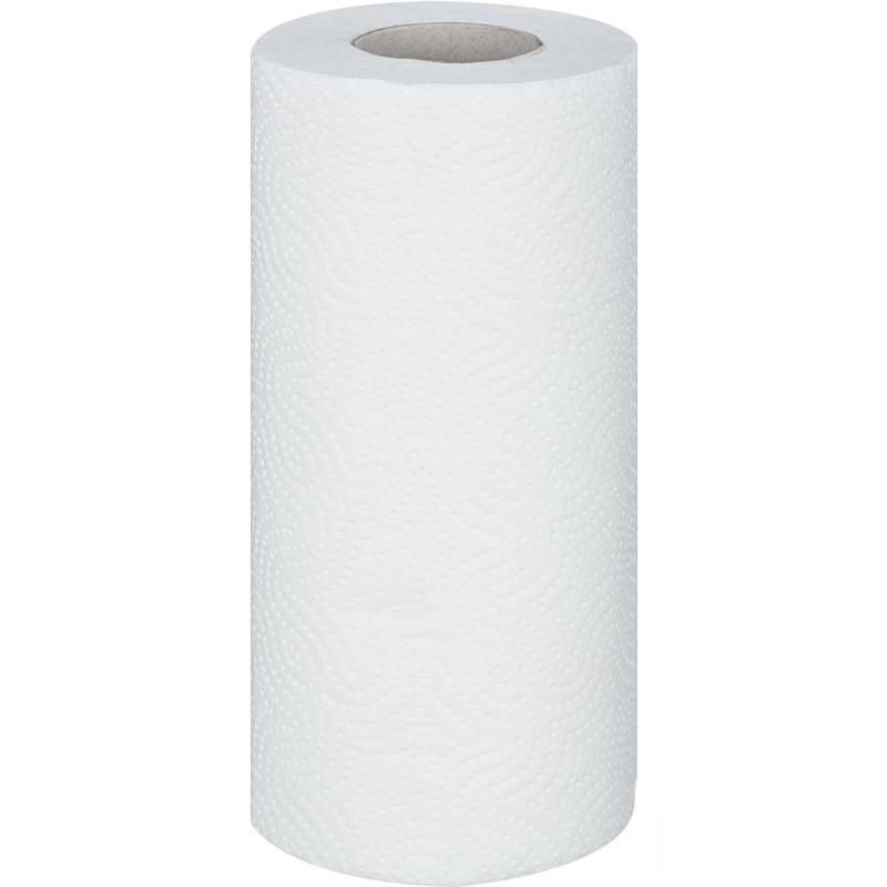Полотенца бумажные 2-слойные Luscan Economy, рулонные, белые, 2 рул/уп, 12 уп.
