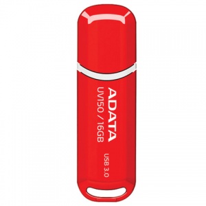 Флэш-диск USB 16Gb A-DATA UV150, USB3.0, красный (AUV150-16G-RRD)