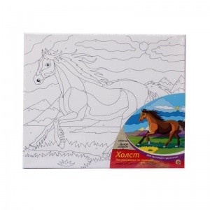 Картина по номерам Рыжий кот Дикая Лошадь