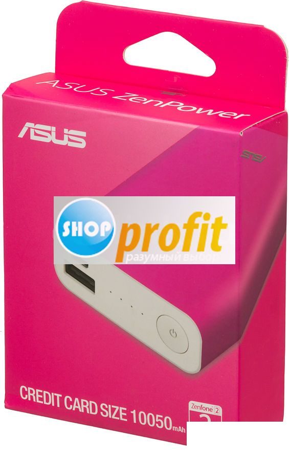 Мобильный аккумулятор Asus ZenPower ABTU005, 10050мAч, розовый (90AC00P0-BBT030)