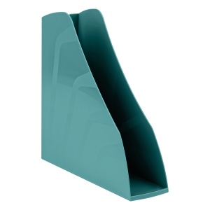 Лоток для бумаг вертикальный Стамм "Вектор", 80мм, темно-зеленый (ЛТВ-30443), 6шт.