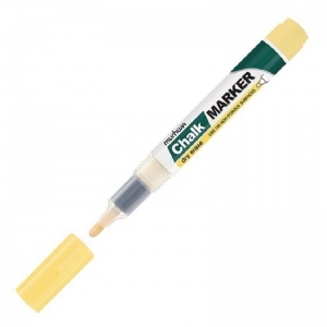 Маркер меловой MunHwa Chalk Marker (3мм, спиртовая основа, желтый) 1шт. (CM-08)