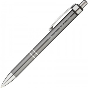 Ручка шариковая автоматическая Attache Oscar (0.5мм, серая, синий цвет чернил) 1шт.