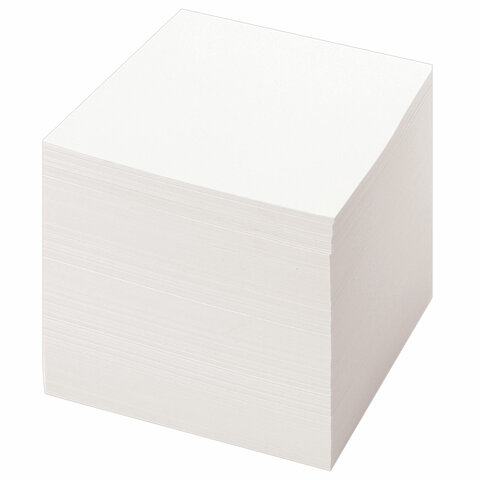 Блок-кубик для записей Staff, 80x80мм, проклеенный, 1000 листов, белый (120382), 12шт.
