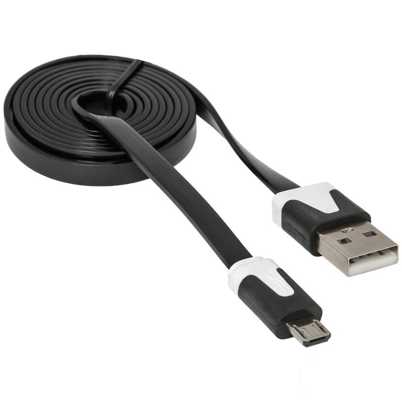 Кабель USB2.0 Defender USB08-03P, USB-A (m) - microUSB (B), 1м, черный (87475)