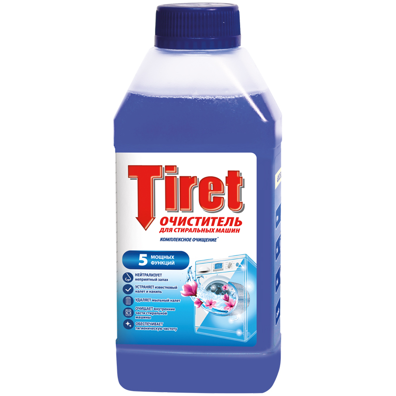 Чистящее средство для стиральных машин Tiret, 250мл (3047438)