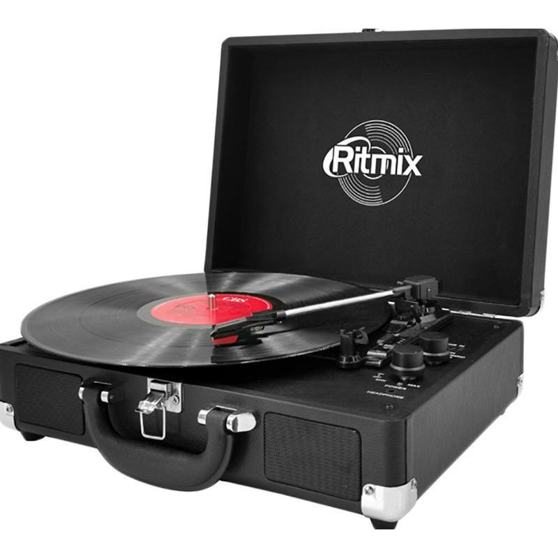 Проигрыватель виниловых дисков Ritmix LP-120B черный