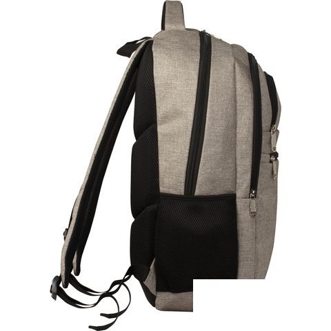 Рюкзак дорожный Brauberg &quot;Омега&quot;, водоотталк.ткань, серый, 32л., 490x350x180мм (226344)