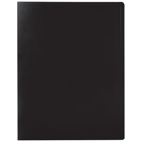 Папка файловая 40 вкладышей Staff (А4, пластик, 500мкм) черная (225701), 5шт.
