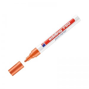 Маркер-краска Edding E-750 (2-4мм, оранжевый) алюминий, 1шт. (E-750/6)