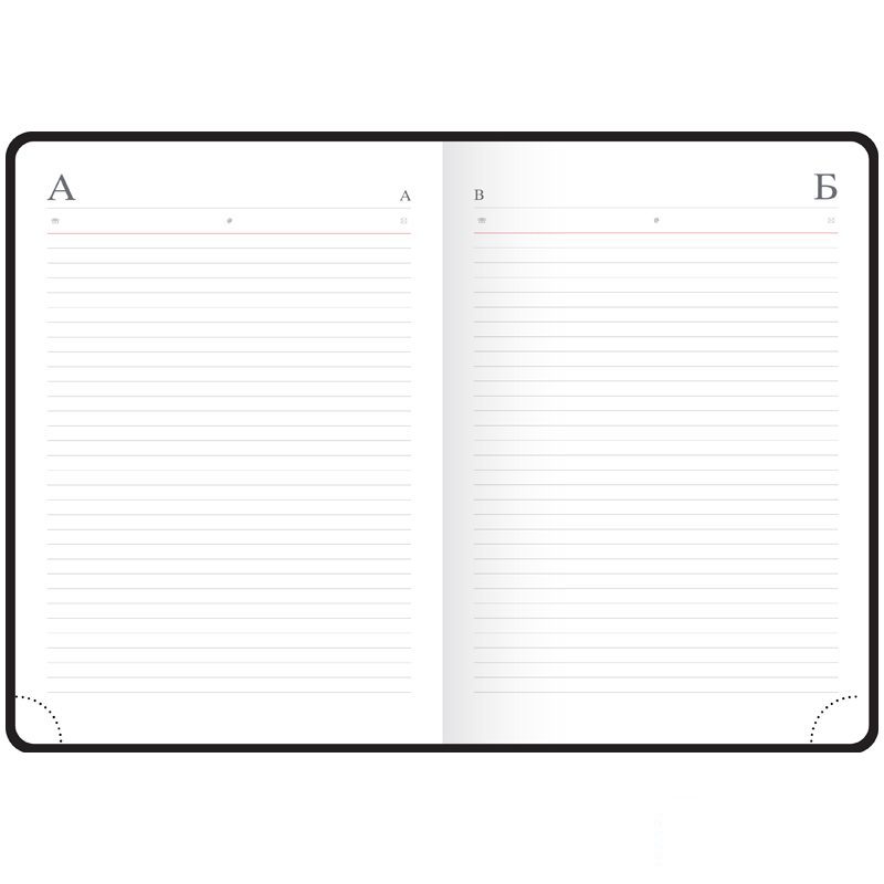 Ежедневник датированный на 2020 год А4 OfficeSpace Nebraska (176 листов) обложка кожзам, черная (Ed4_25081)
