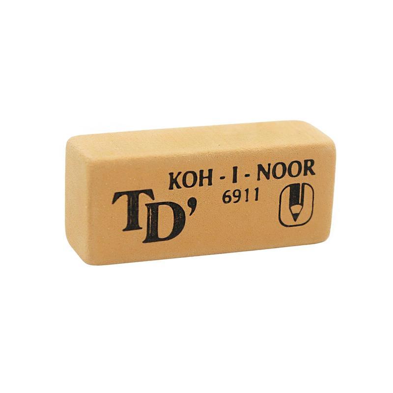 Ластик Koh-i-Noor Toison, каучук, прямоугольный, 49x21x16мм, 20шт.