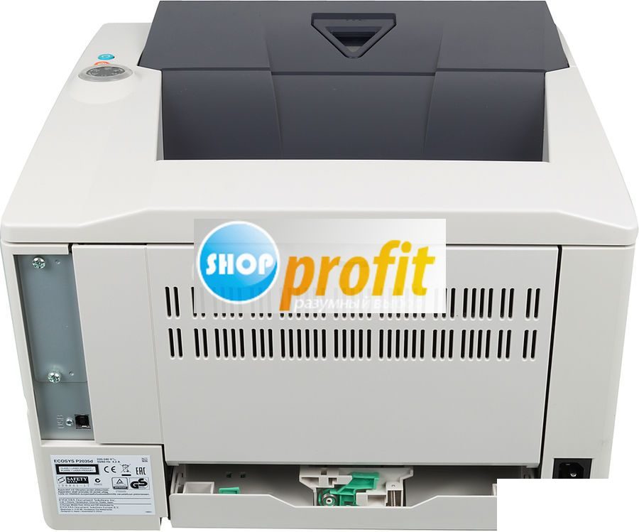Принтер лазерный монохромный Kyocera Ecosys P2035d, белый/серый, USB (1102PG3NL0)
