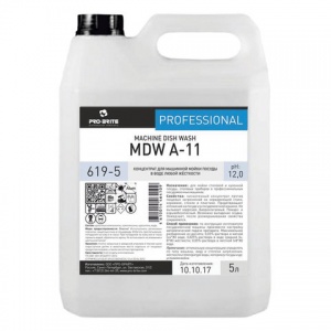 Промышленная химия Pro-Brite MDW A-11, средство для посудомоечных машин, 5л (619-5)