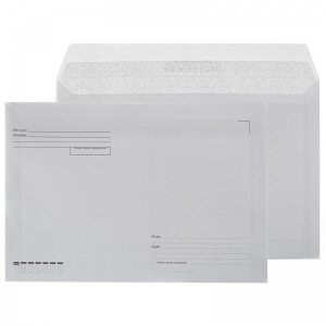 Конверт почтовый C4 Attache Economy (229x324, 90 г/кв.м, декстрин с запечаткой, печать "Куда-Кому") белый, 50шт.