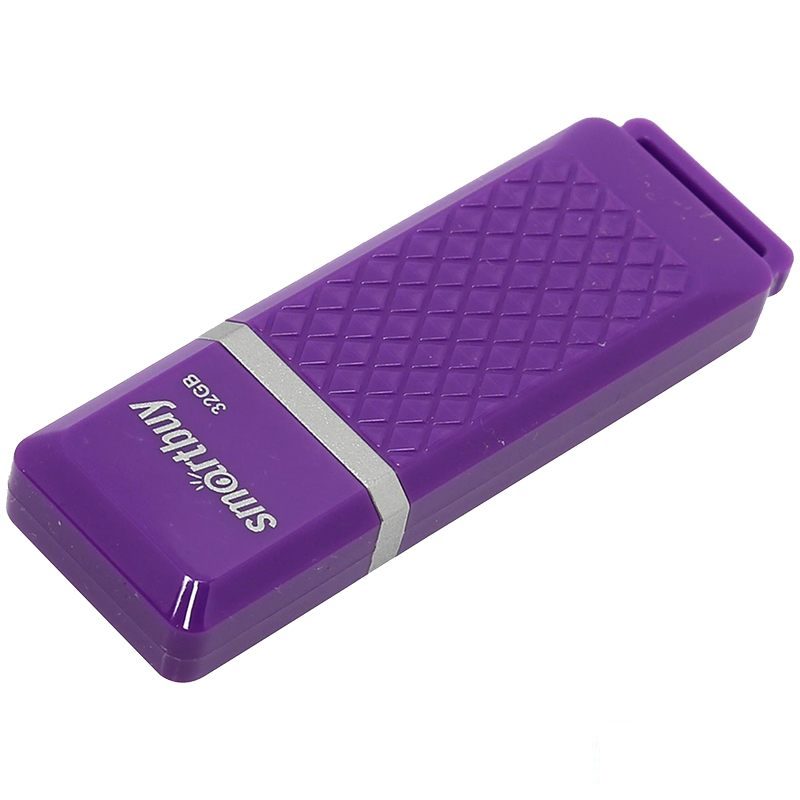 Флэш-диск USB 16Gb SmartBuy Quartz, фиолетовый (SB16GbQZ-V)