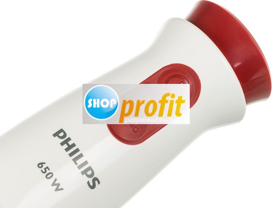 Блендер погружной Philips HR1628/00, белый и красный (HR1628/00)