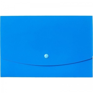 Папка-короб Attache (А5, пластик, 500мкм, на кнопке) синяя