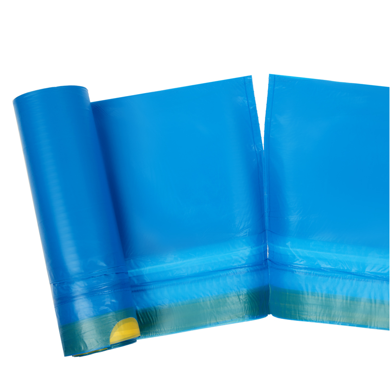 Пакеты для мусора 60л, OfficeClean (60x70см, 30мкм, синие, особо прочные) ПВД, 15шт. в рулоне, с завязками (344044), 15 уп.