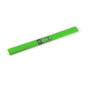 Бумага цветная крепированная Koh-I-Noor, 50x100см, светло-зеленая, в рулоне, 10 листов (9755017001PM)