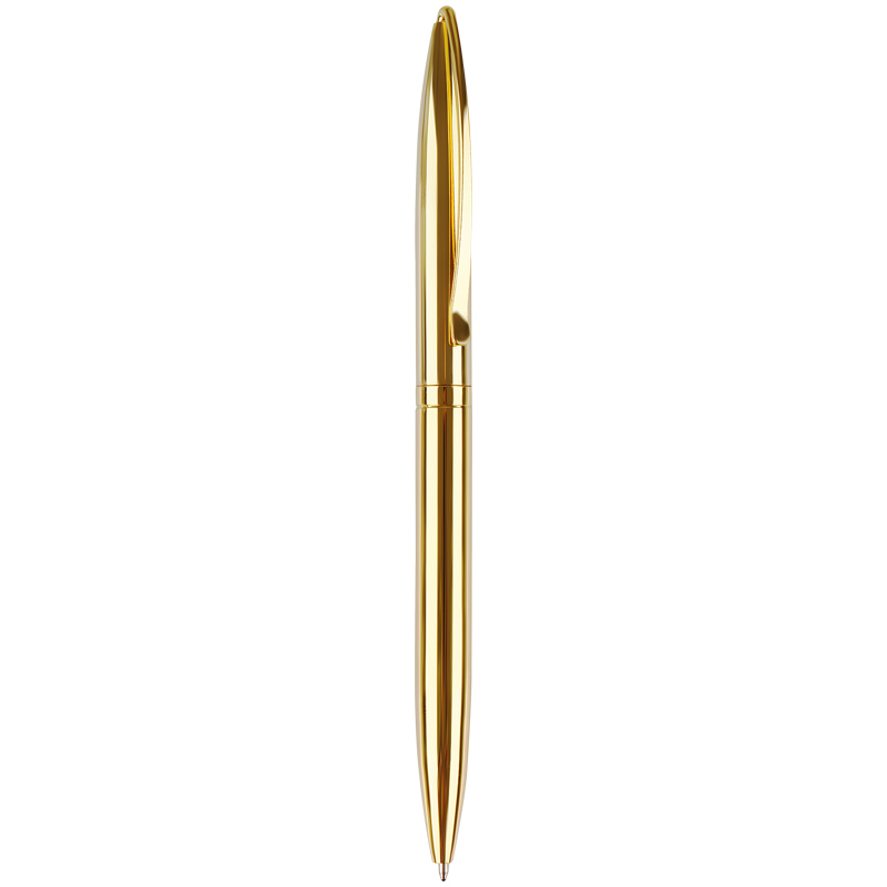 Ручка шариковая автоматическая Meshu Gold (1мм, синий цвет чернил) 1шт. (MS_93942)