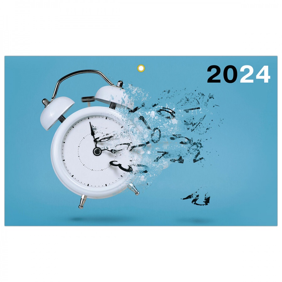 Календарь настенный квартальный на 2024 год 3 блока Brauberg &quot;Время&quot; (115296)