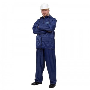 Костюм влагозащитный ПВХ Poseidon WPL куртка/брюки, синий (размер 52-54, рост 182-188)