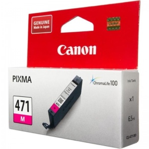 Картридж оригинальный Canon CLI-471M (125 страниц) пурпурный (0402C001)