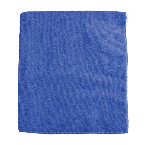 Тряпка для мытья пола Офисмаг, 50х60см, микрофибра синяя (603945), 8шт.