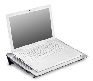 Подставка для ноутбука Deepcool N8, 17", 2 вентилятора, серебристая (N8)