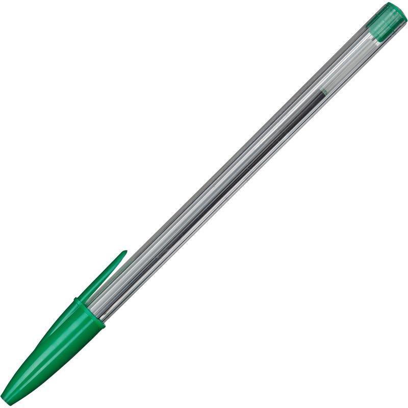 Ручка шариковая Attache Economy (0.7мм, зеленый цвет чернил), 50шт.