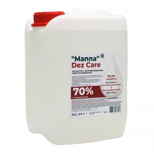 Промышленная химия Антисептик кожный Manna Dez Care, 5л, спиртосодержащий, для дезинфекции рук