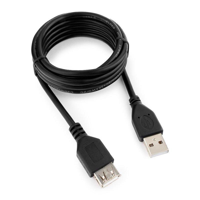 Кабель USB2.0 Cablexpert, USB-A (m) - USB-A (f), 1.8м (CCP-USB2-AMAF-6)