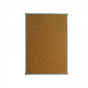 Доска пробковая Attache (100х60см, алюминиевая рамка, коричневая)