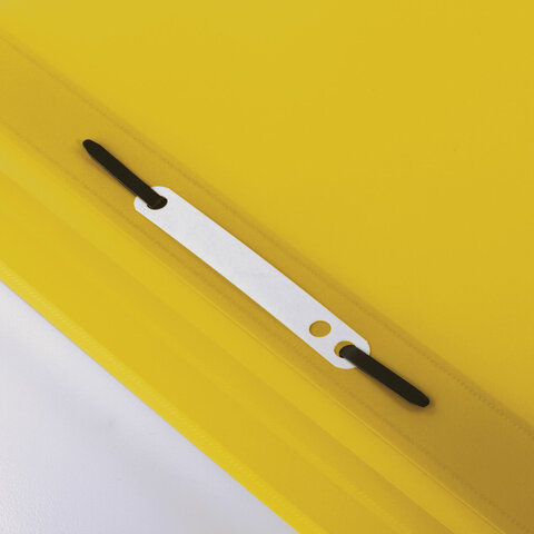 Папка-скоросшиватель Brauberg (А4, 130/180мкм, до 100л., пластик) желтый (228671)