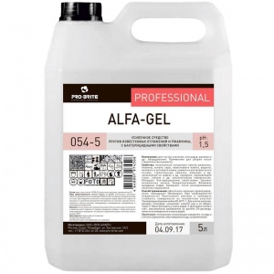 Промышленная химия Pro-Brite Alfa-Gel, средство для удаления минеральных отложений и ржавчины, 5л (054-5)