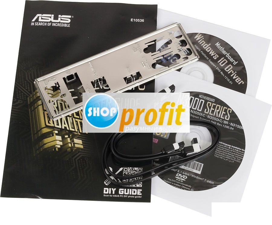 Материнская плата mini-ITX Asus N3050I-C, интегр. процессор, Retail (N3050I-C)