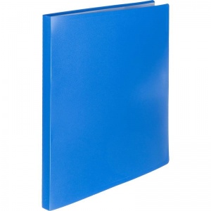 Папка файловая 30 вкладышей Attache Economy Элементари (А4, 15мм, пластик) синяя, 30шт.