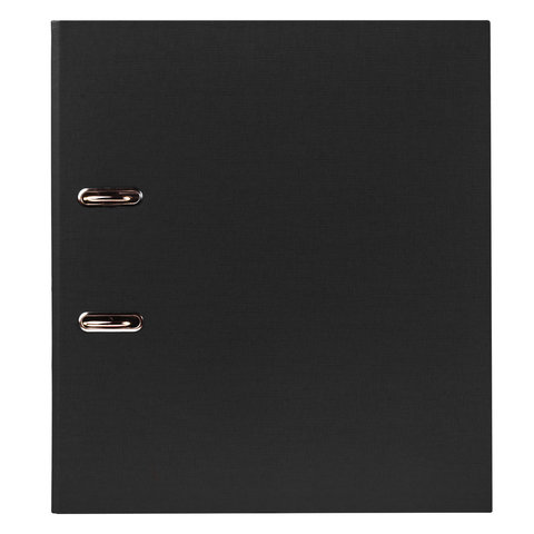 Папка с арочным механизмом Brauberg (50мм, А4, до 350л., картон/пвх) черная (220886), 25шт.