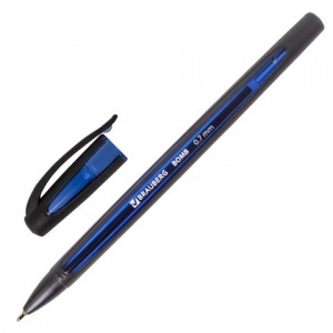 Ручка шариковая Brauberg Bomb GT (0.35мм, синий цвет чернил, масляная основа, прорезиненный корпус) 36шт. (143345)