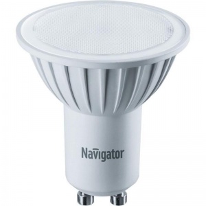 Лампа светодиодная Navigator (7Вт, GU10, рефлектор) нейтральный белый, 1шт.