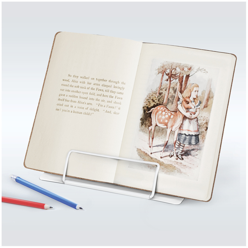 Подставка для книг Мульти-Пульти &quot;Лисенок&quot;, металл, регулируемый угол наклона, с рисунком (MP_45202), 12шт.
