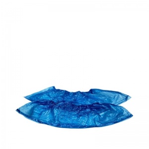 Бахилы одноразовые полиэтиленовые повышенной плотности (59мкм, синие, 6г, 50 пар в упаковке)