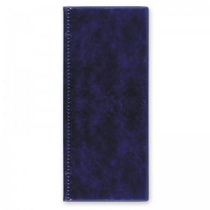Визитница настольная Attache (на 96 визиток, ПВХ, 110х250мм) синяя